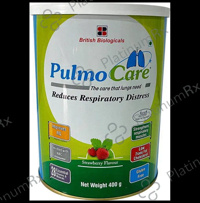 Pulmocare Strawberry Powder 400gm