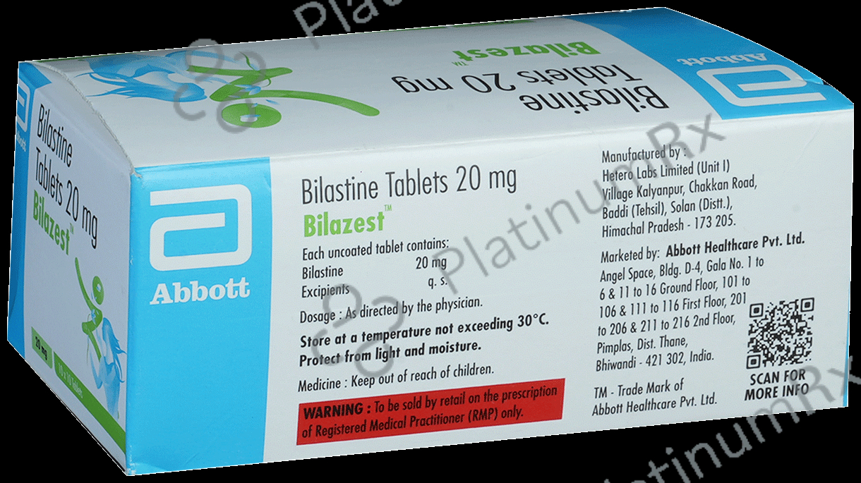 Bilazest 20mg Tablet 10s