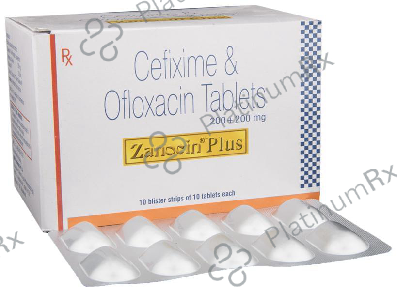 Zanocin Plus 200/200mg Tablet 10s