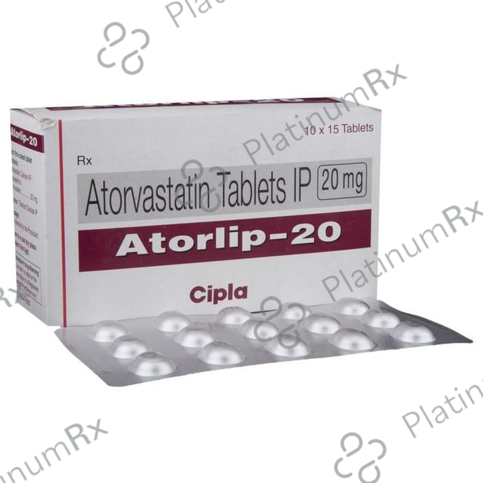 Atorlip 20mg Tablet 15s