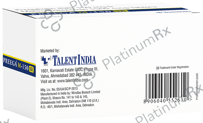 Preega M 150 SR Tablet