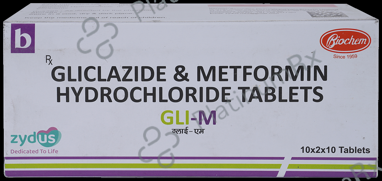 Gli-M 80/500mg Tablet 10s