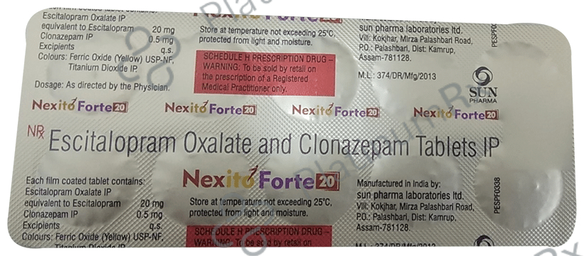 Nexito Forte 20 Tablet