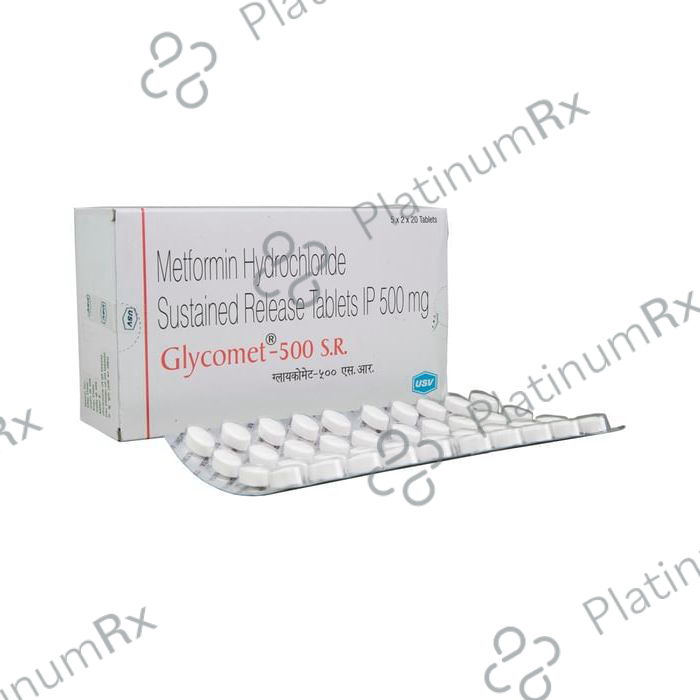 Glycomet 500mg Tablet SR 20s