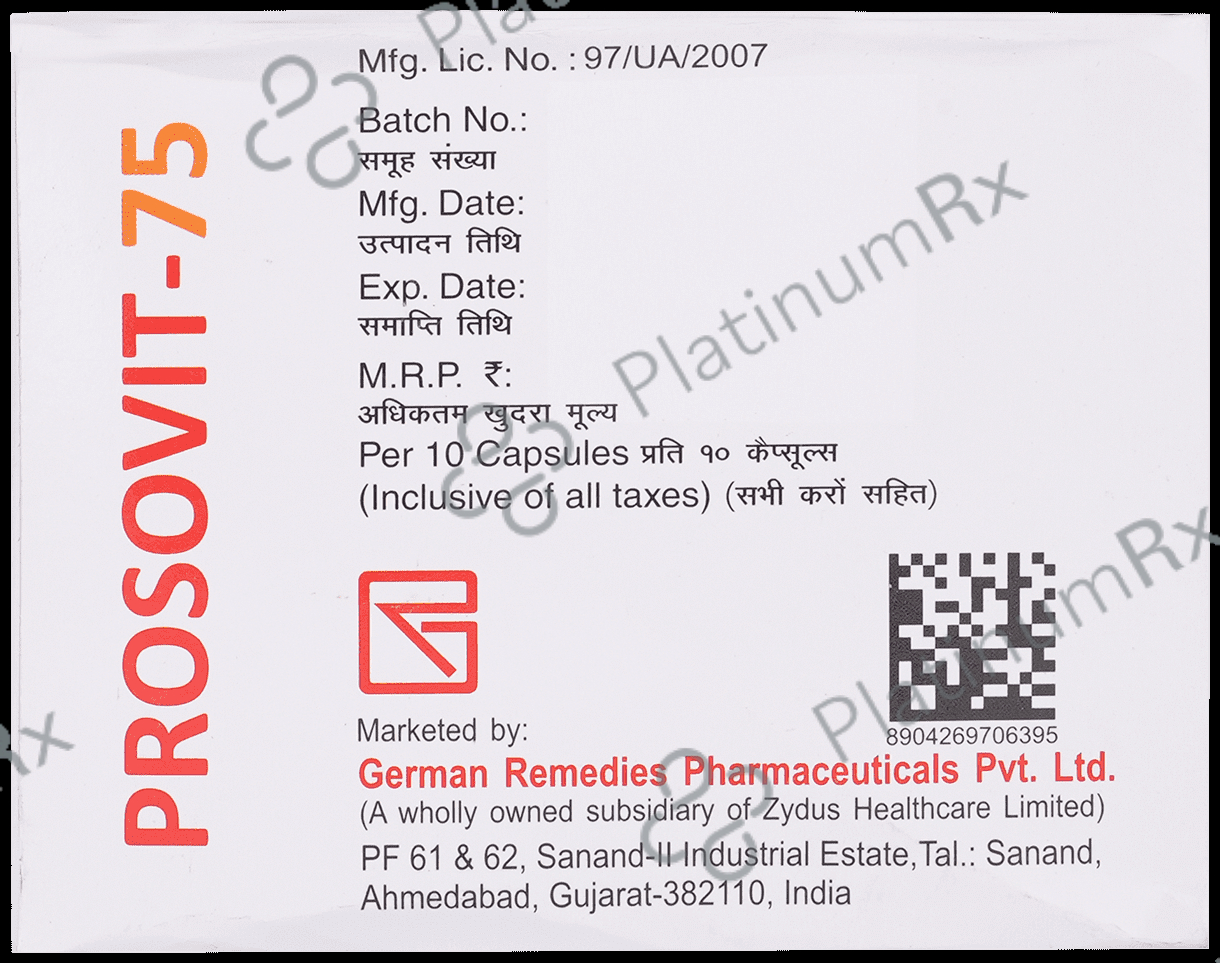 Prosovit 75 Capsule