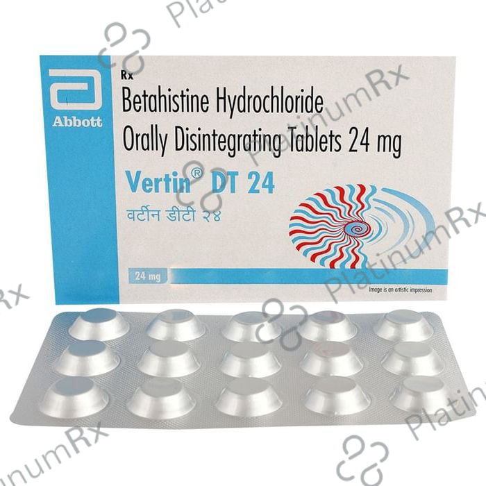 Vertin 24mg Tablet DT 15s