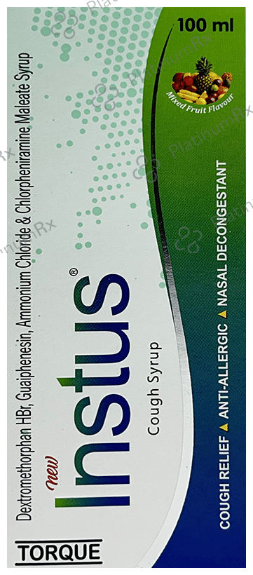New Instus Cough Syrup Mixed Fruit