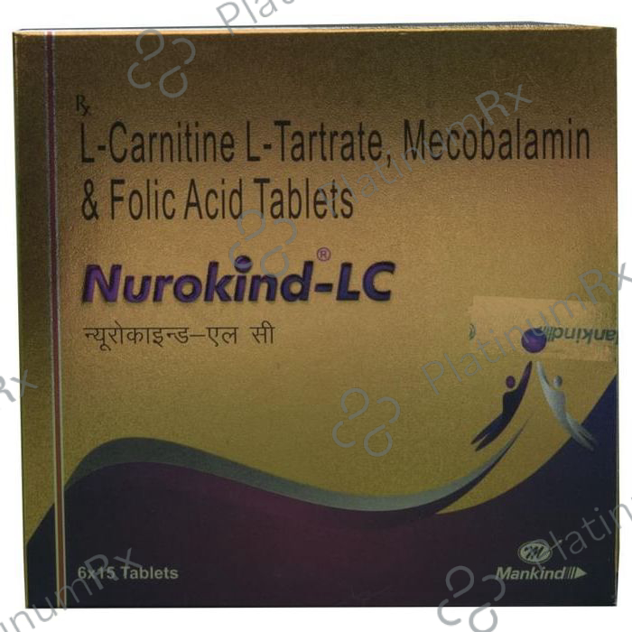 Nurokind LC 500mg/1500mcg/1.5mg Tab 15's