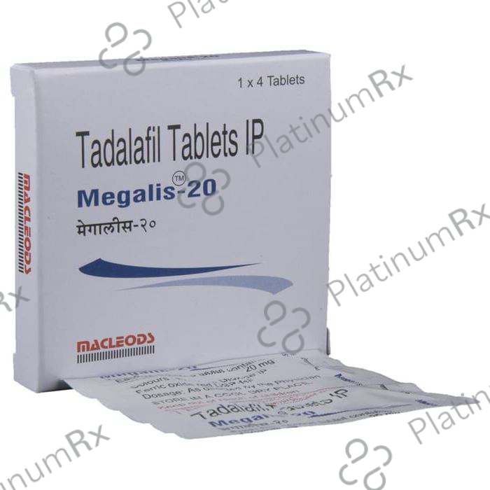 Megalis 20mg Tablet 4s