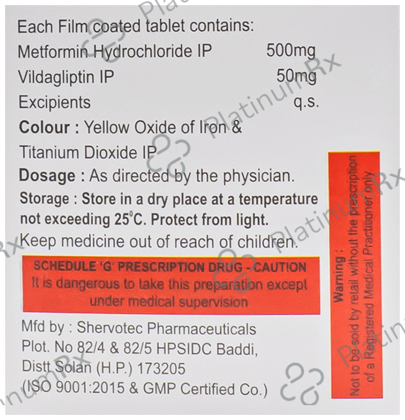 Ometin-M 50/500 Tablet