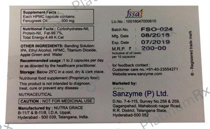 SAN-F Fenugreek Oil Capsule