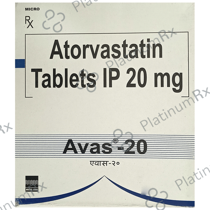 Avas 20mg Tablet 30s