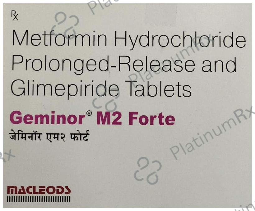Geminor Forte M 2/1000mg Tablet PR 15s