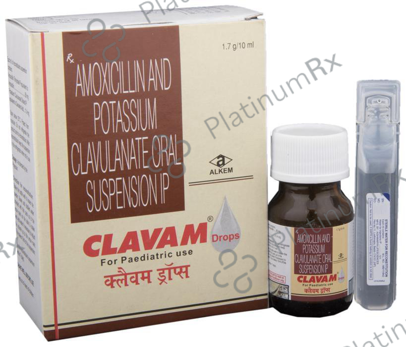 Clavam Paediatric Oral Suspension 10ml