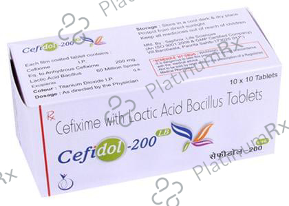 Cefidol 200 LB Tablet