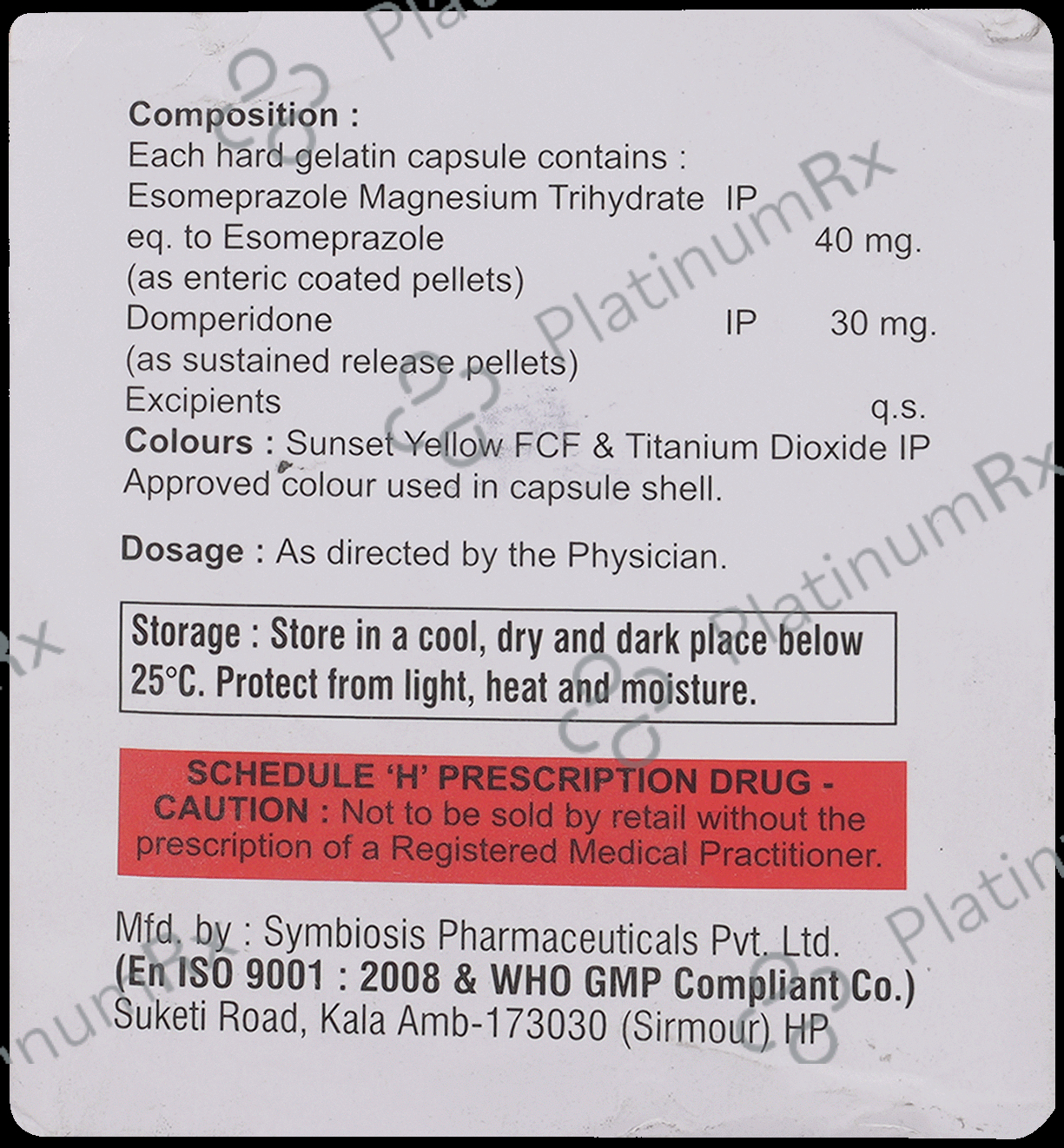 RD Boss D 30mg/40mg Capsule SR