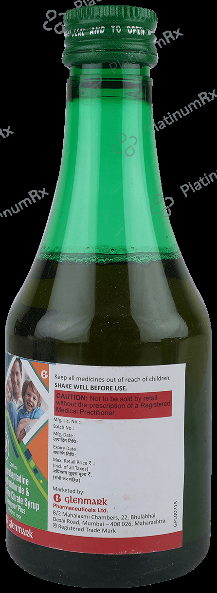 Glencyper Plus Syrup Pineapple