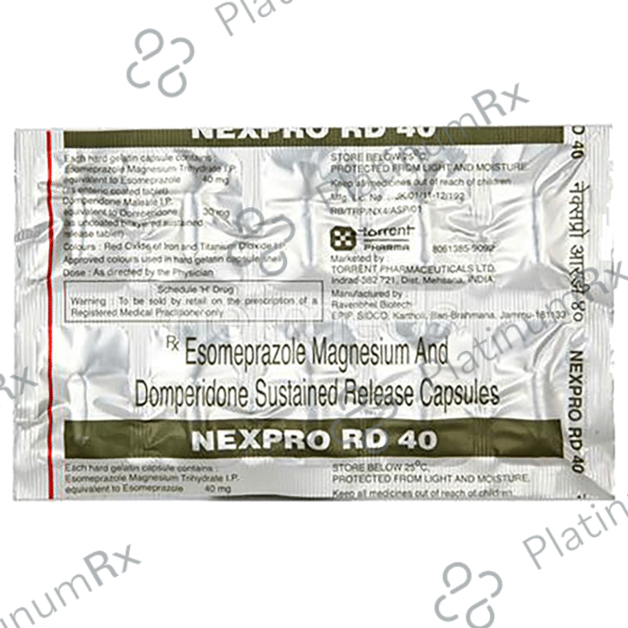 Nexpro RD 40/30mg Capsule SR 10s