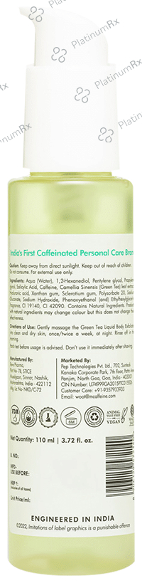 mCaffeine Body Exfoliator with BHA Salicylic Acid 2%