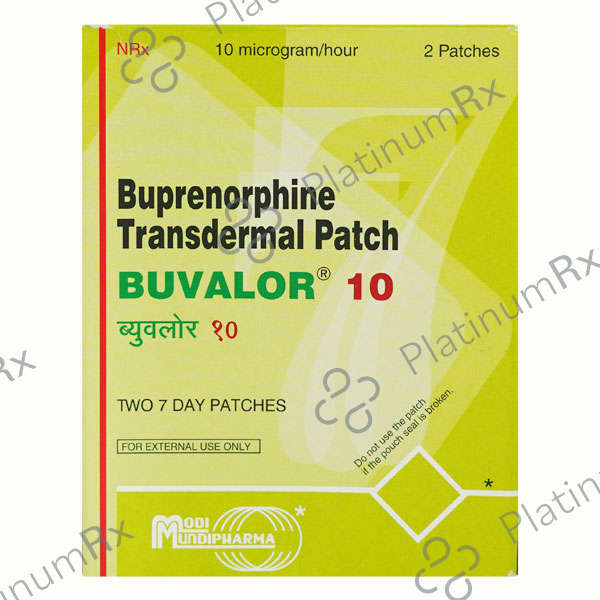 Buvalor 10mg Transdermal Patch 2s