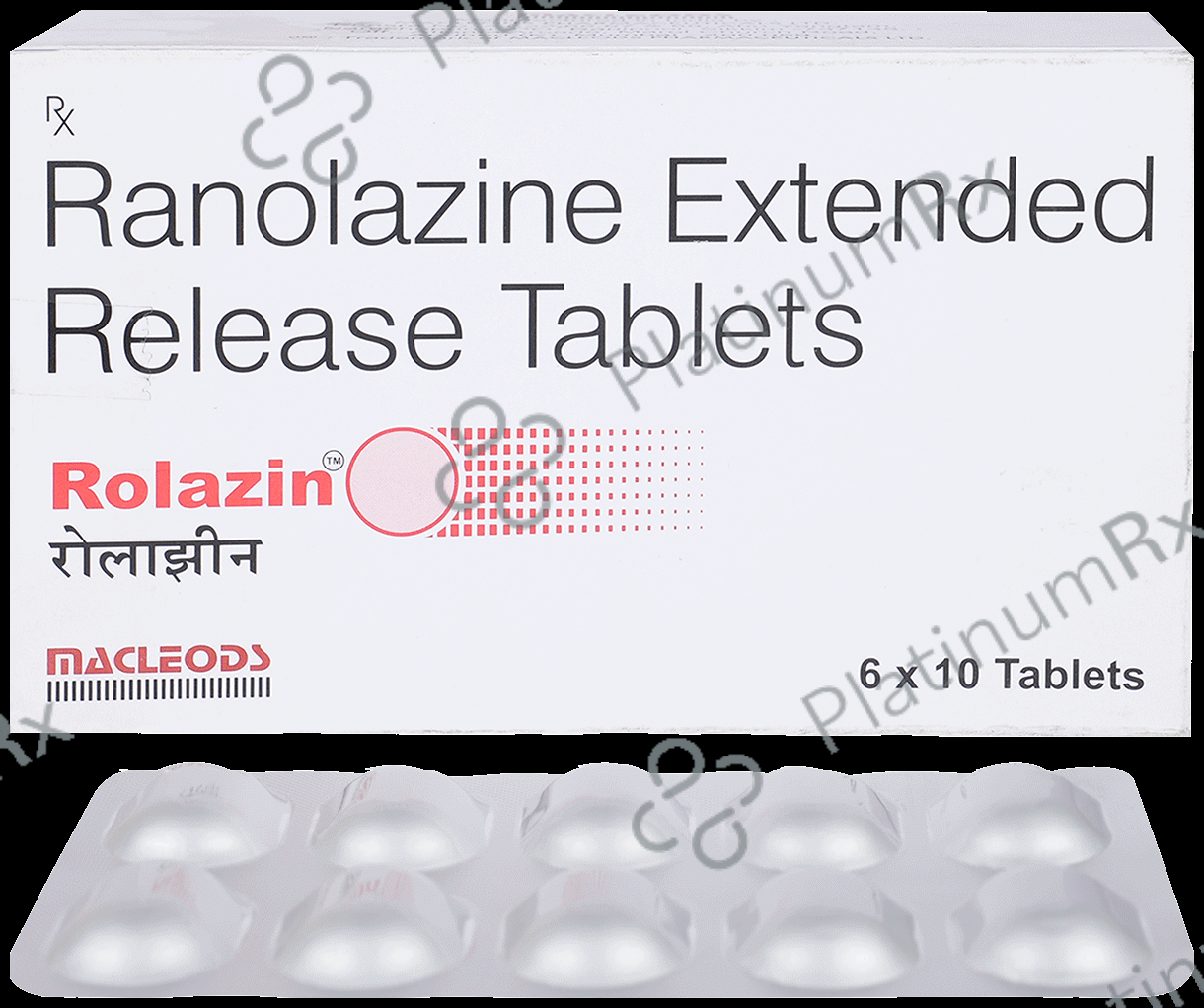 Rolazin 500mg Tablet ER 10s