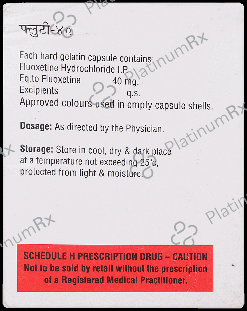 Flutee 40mg Capsule