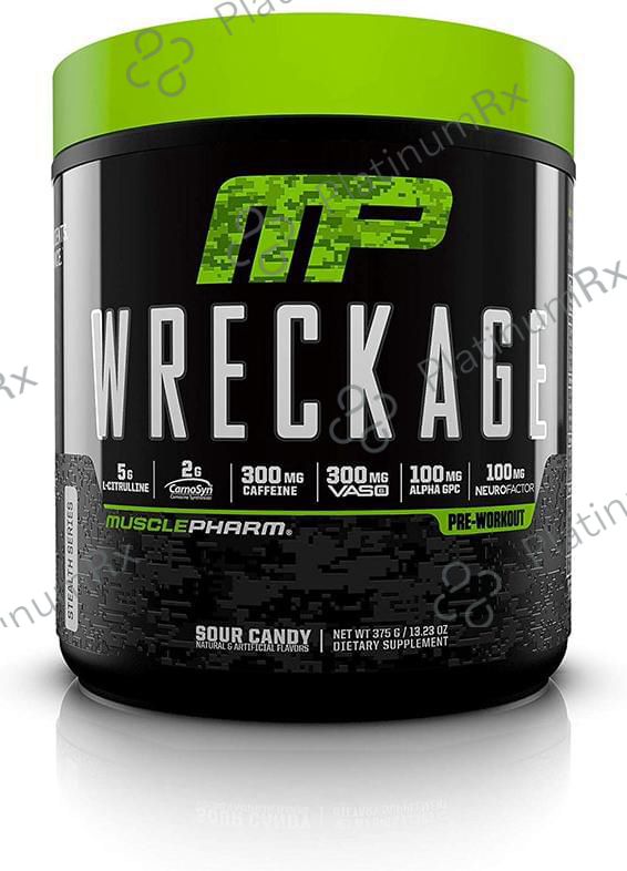 Muscle Pharm Wreckage Pre-Workout Powder Sour Candy