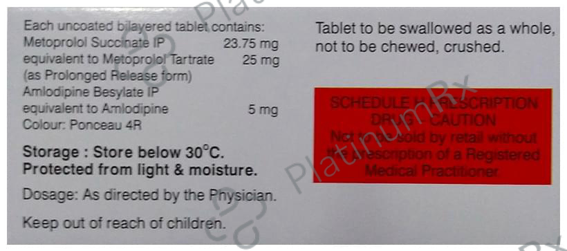 Starpress AM XL 25 5/23.75mg Tablet 10s