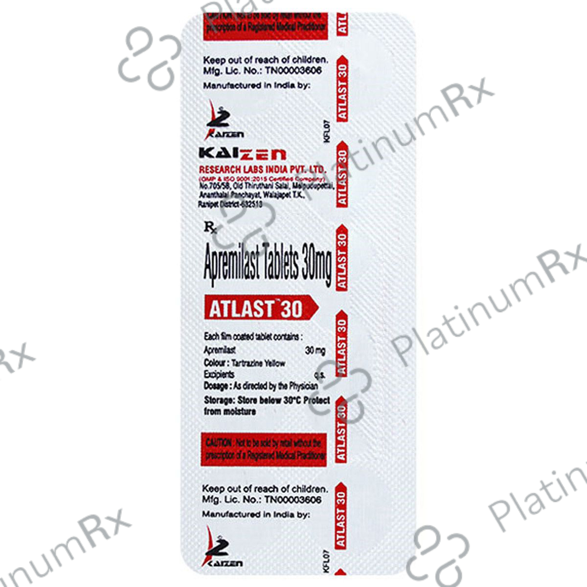 Atlast 30mg Tablet 10s