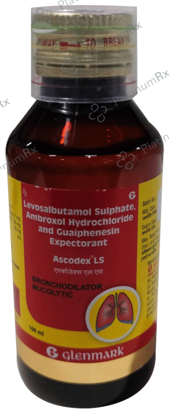 Ascodex LS 30/50/1mg Syrup 100ml