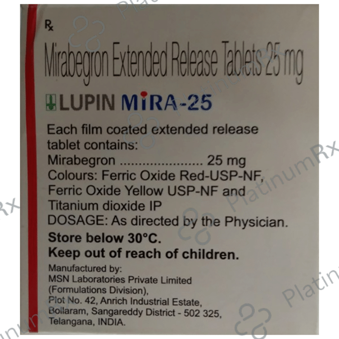 Lupin Mira 25 Tablet ER