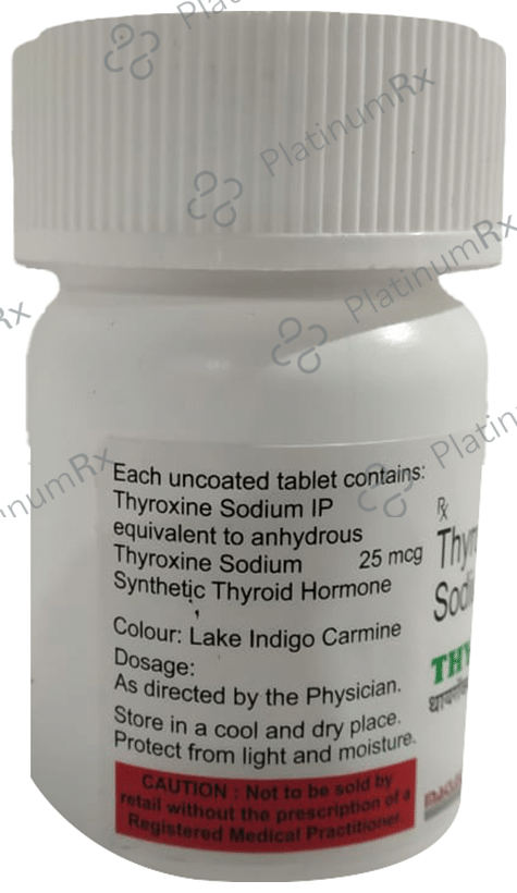Thyrox 25mcg Tablet 120s