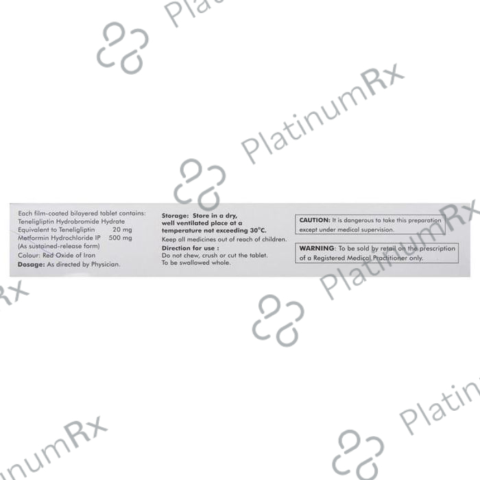 Tenepride M 500/20mg Tablet SR 15s