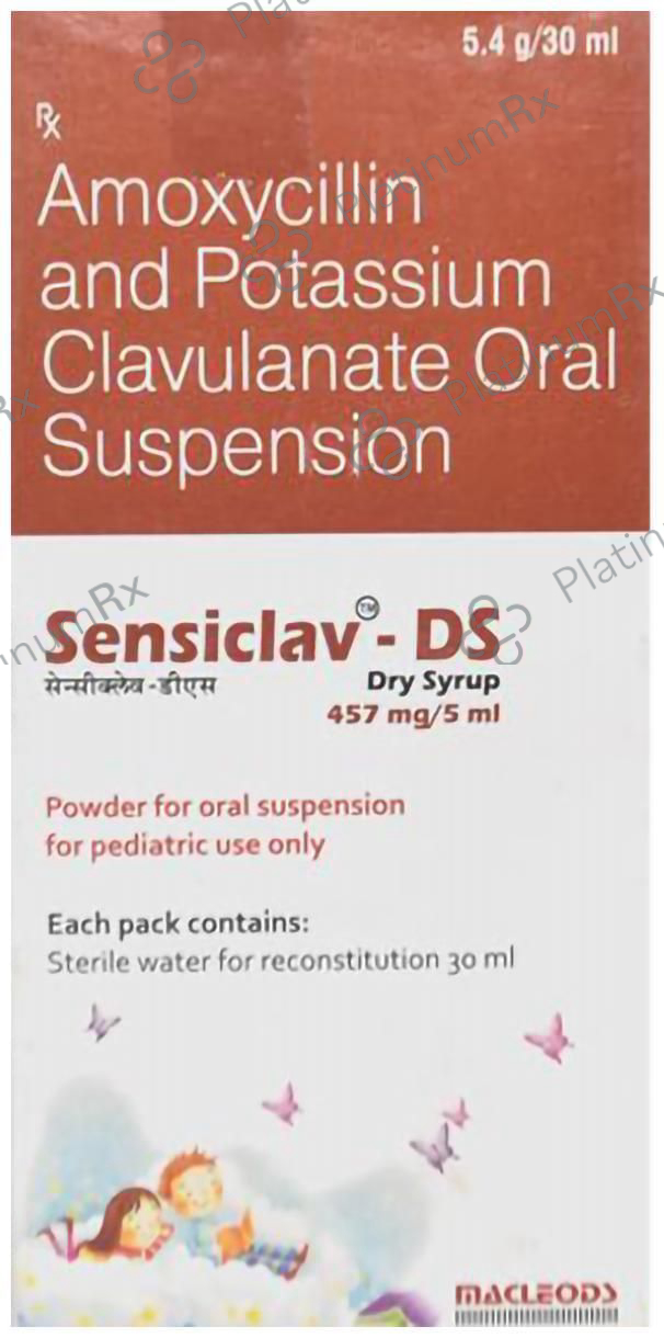 Sensiclav DS 400/57mg Dry Syrup 30ml