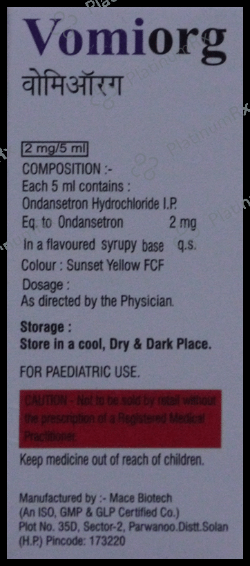Vomiorg Oral Solution