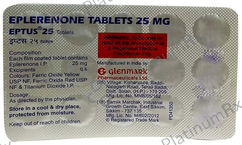 Eptus 25mg Tablet 15s