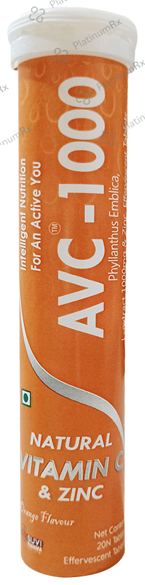 AVC 1000 Effervescent Tablet Orange