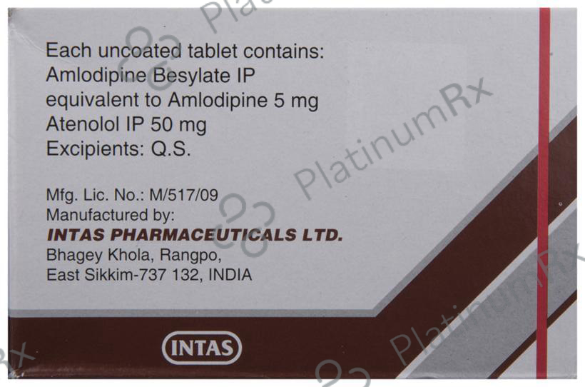Amtas AT 5/50mg Tablet 15s