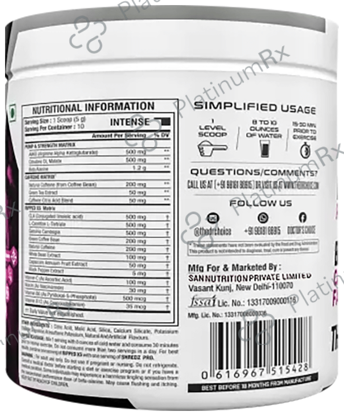DC Doctor's Choice Ripped X5 Powder Appletini 50 gm