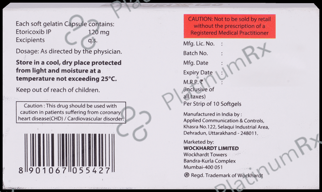 Etobrix 120 Softgel Capsule
