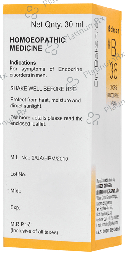 Bakson B36 Endocrine Male Drop