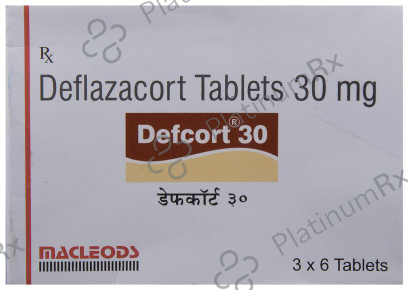 Defcort 30mg Tablet 6s