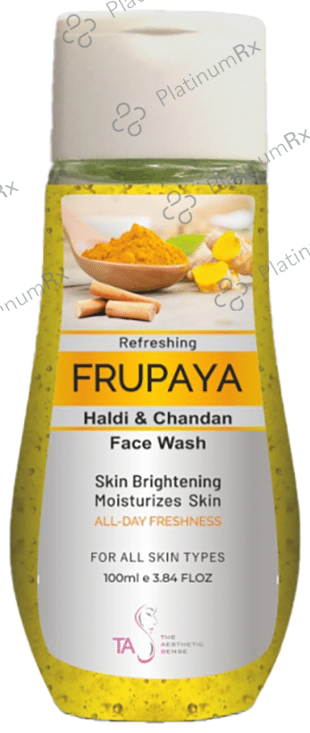 The Aesthetic Sense Frupaya Face Wash Haldi & Chandan