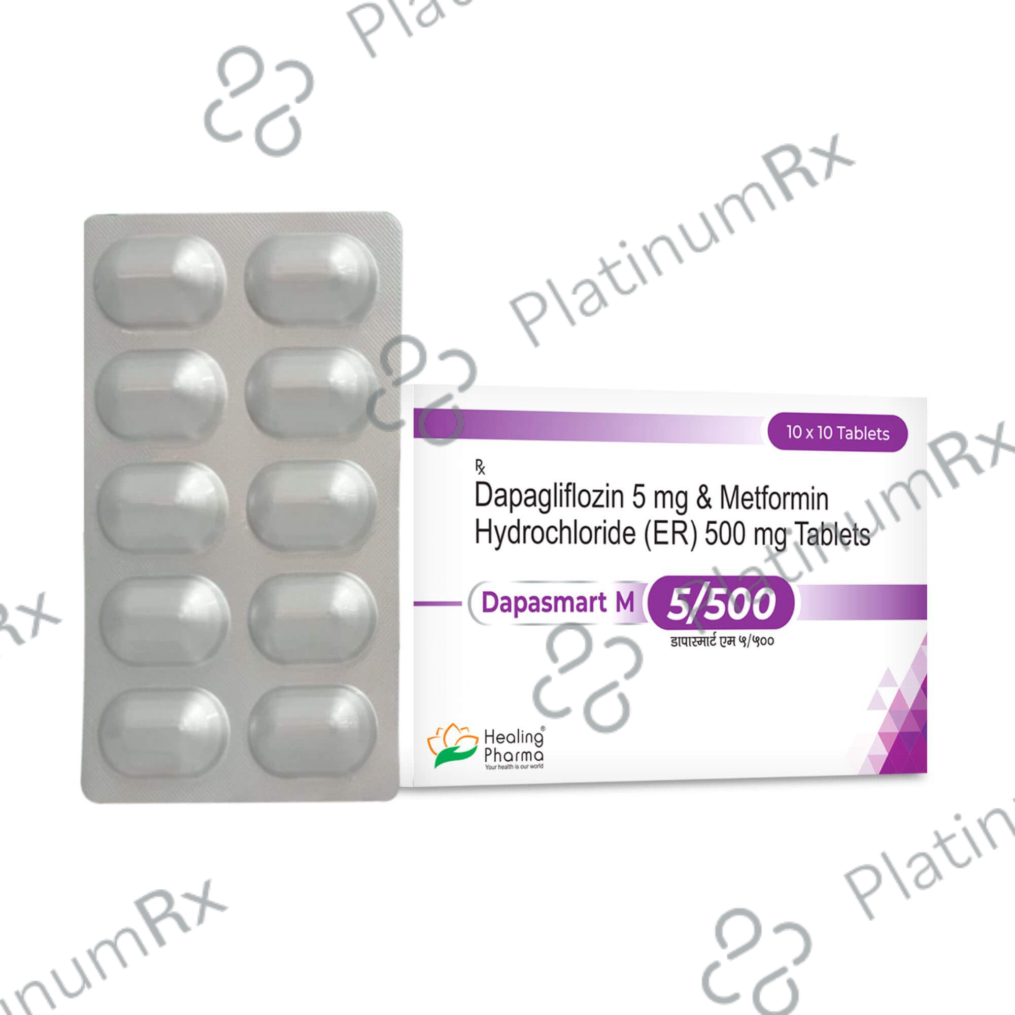 Dapasmart M 5/500mg Tablet 10s