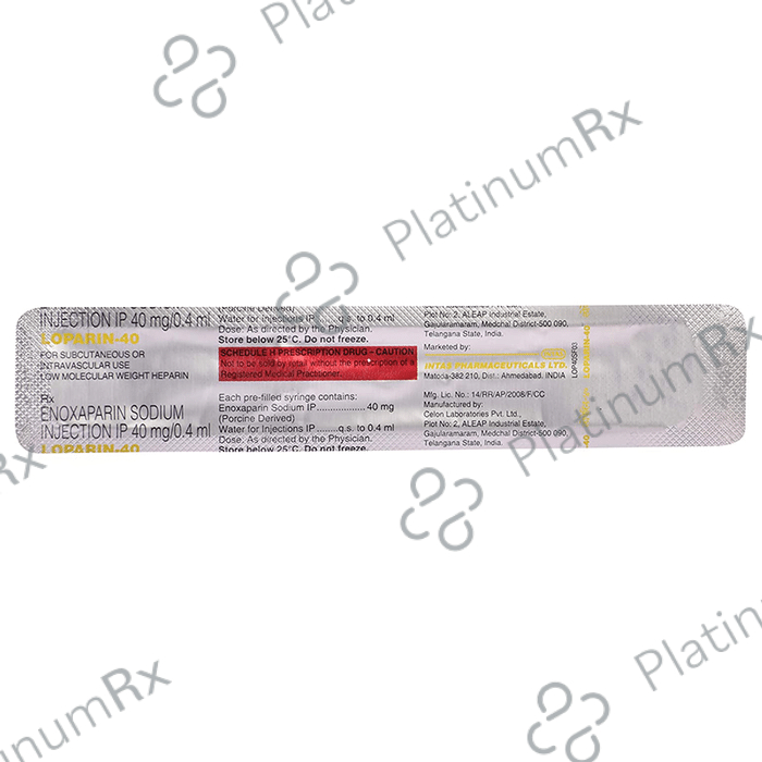Loparin 40mg Injection 1s