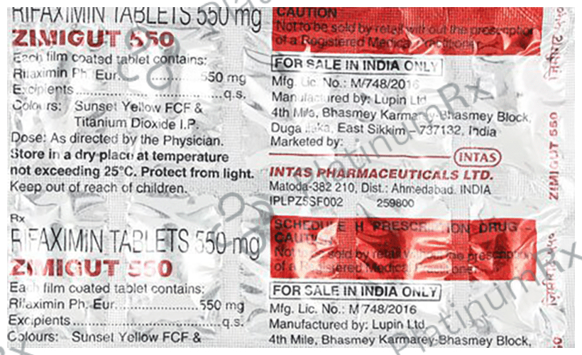 Zimigut 550mg Tablet 10s
