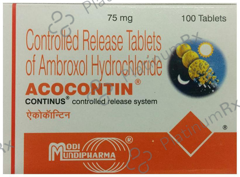 Acocontin 75mg Tablet CR 10s