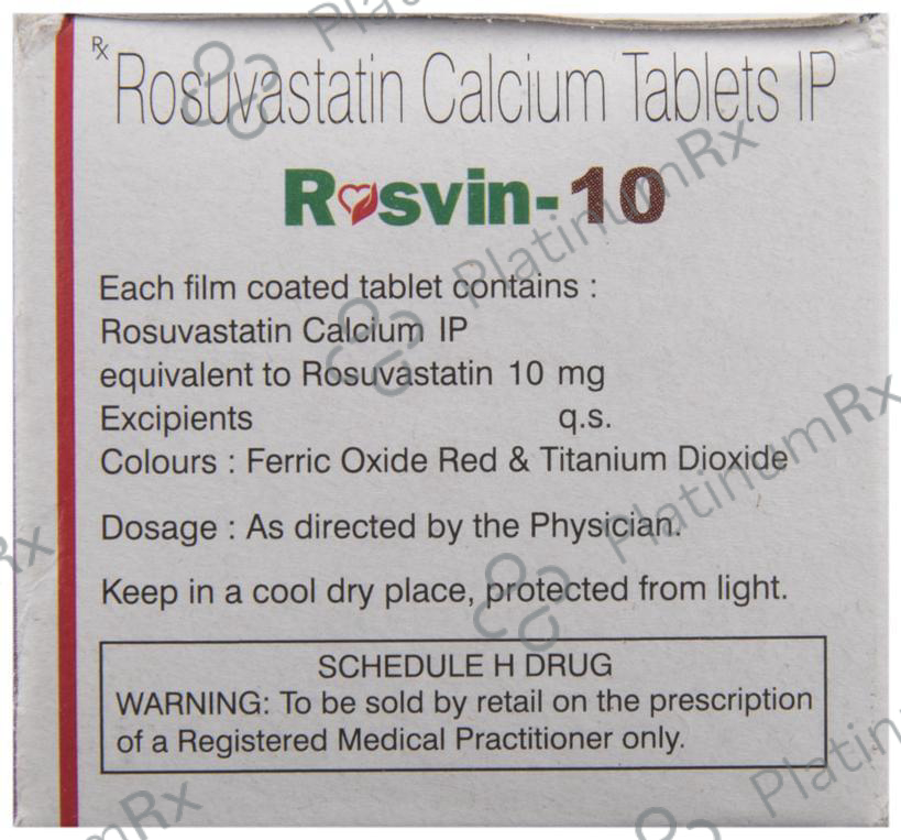 Rosvin 10mg Tablet 10s