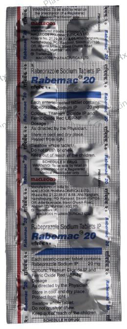 Rabemac 20mg Tablet 10s