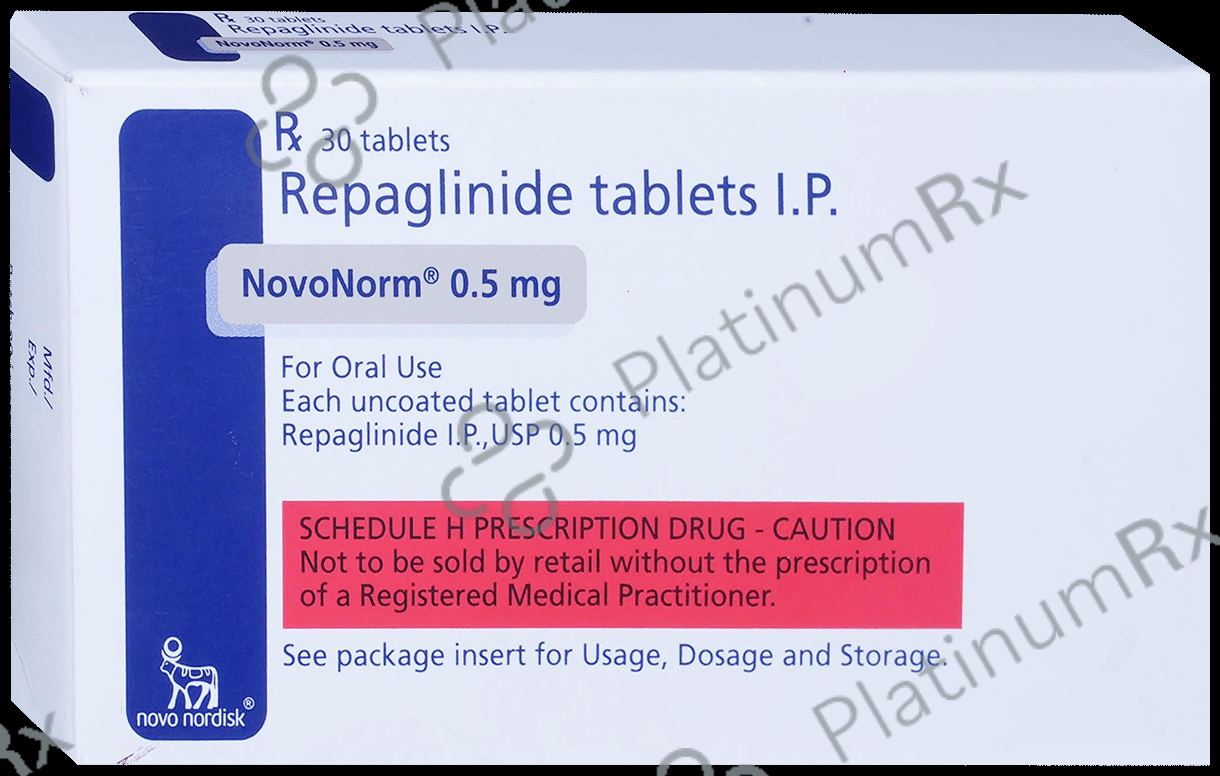 Novonorm 0.5mg Tablet 30 Tablet